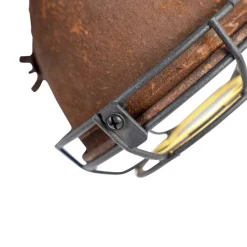 Smart Spot Rostbraun mit Holz inkl. 2 WiFi GU10 - Gina