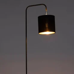 Smart Stehleuchte schwarz inkl. WiFi A60 Lichtquelle - Lofty