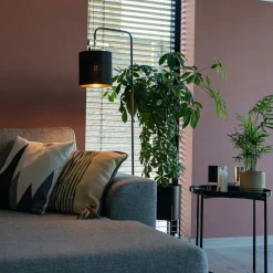 Smart Stehleuchte schwarz inkl. WiFi A60 Lichtquelle - Lofty