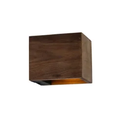 Smart Wandleuchte Nussbaumholz inkl. Wi-Fi G9 - Transfer