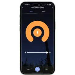 Smart Wandleuchte Nussbaumholz inkl. Wi-Fi G9 - Transfer