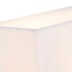 Smart Wandleuchte Stahl mit Schirm cremeweiß inkl. Wifi P45 - Bergamo