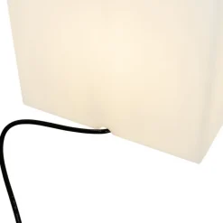 Smart-Außenleuchte weiß 30 cm quadratisch inkl. LED A60 IP44 - Nura