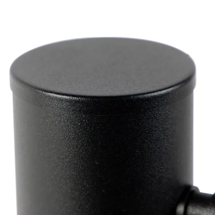 Smarte Außenlampe schwarz 45 cm verstellbar inkl. Wifi GU10 - Solo