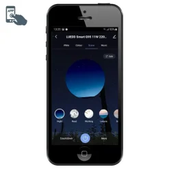 Smarte Außenleuchte Grau 45 cm IP44 inkl. LED - Nura