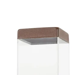 Smarte Außenleuchte Rostbraun 45 cm inkl. P45 - Malios