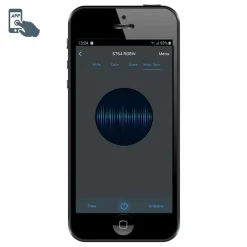 Smarte Außenleuchte schwarz 80 cm IP44 inkl. WLAN ST64 - Gleam