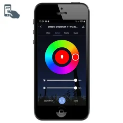 Smarte Außenleuchte weiß 77 cm IP65 inkl. LED - Nura