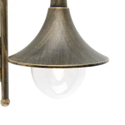 Smarte Außenwandleuchte Antikgold IP44 inkl. Wifi A60 - Daphne