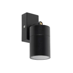 Smarte Außenwandleuchte schwarz IP44 inkl. WiFi GU10 - Solo