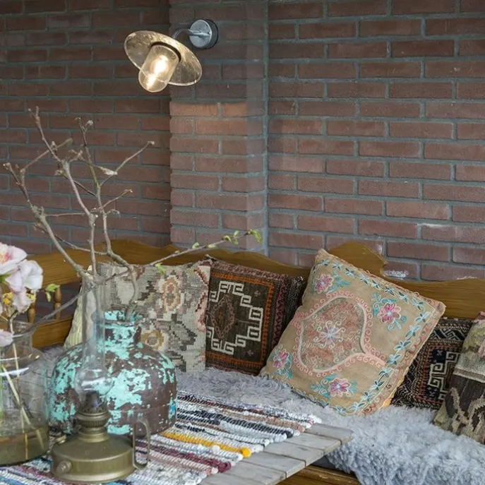 Smarte Außenwandleuchte Zink IP44 inkl. WLAN A60 - München