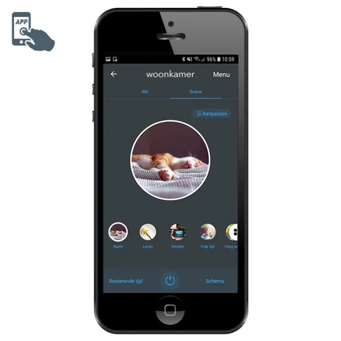 Smarte Außenwandleuchte Zink IP44 inkl. WLAN A60 - München