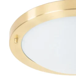 Smarte Deckenleuchte Gold 31 cm IP44 inkl. Wifi A60 - Yuma