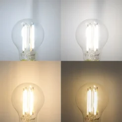 Smarte Deckenleuchte Schwarz mit Rauchglas 3-flammig inkl. WiFi A60 - Vidro