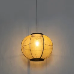 Smarte Hängelampe braun 48 cm inkl. WiFi G95 - Rob