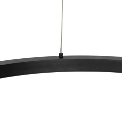 Smarte Hängelampe schwarz 60 cm inkl. LED und RGBW - Girello