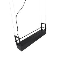 Smarte Hängelampe schwarz mit Gestell inkl. 4 WiFi GU10 - Cage Rack