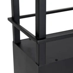 Smarte Hängelampe schwarz mit Gestell inkl. 4 WiFi GU10 - Cage Rack