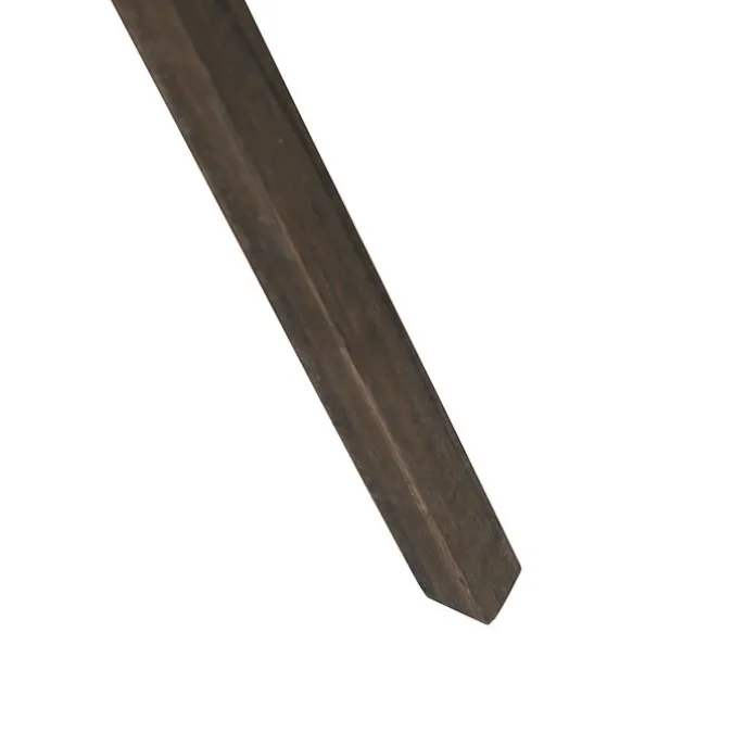 Smarte Industrie-Stativ-Stehlampe Holz mit grau inkl. WiFi A60 - Laos