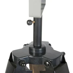 Smarte Industrie-Stativ-Stehlampe Holz mit grau inkl. WiFi A60 - Laos