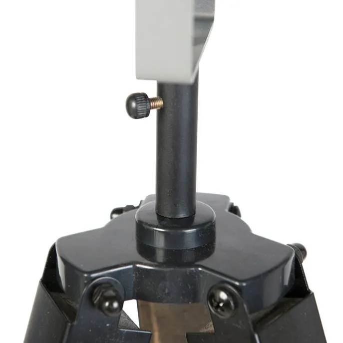 Smarte Industrie-Stativ-Stehlampe Holz mit grau inkl. WiFi A60 - Laos