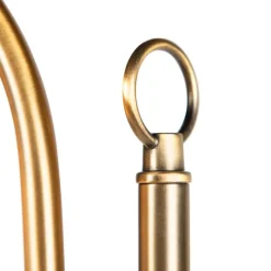 Smarte klassische Stehleuchte Bronze mit Weiß inkl. Wifi A60 - Ashley