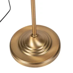 Smarte klassische Stehleuchte Bronze mit Weiß inkl. Wifi A60 - Ashley