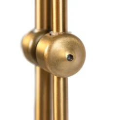 Smarte klassische Stehleuchte Bronze mit Weiß inkl. Wifi A60 - Ashley