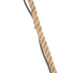 Smarte ländliche Hängelampe Rattan inkl. Wifi G125 Lichtquelle - Calamus