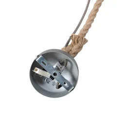 Smarte ländliche Hängelampe Rattan inkl. Wifi G125 Lichtquelle - Calamus