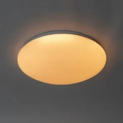 Smarte moderne Deckenleuchte weiß 38 cm inkl. LED und RGB - Iene