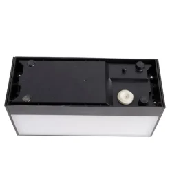 Smarte moderne Wandleuchte schwarz IP54 inkl. WiFi A60 - Houks