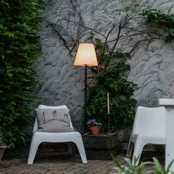 Smarte Outdoor-Stehleuchte schwarz inkl. Wifi A60 - Virginia