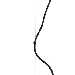 Smarte Pendelleuchte schwarz mit Bernstein-Glas inkl. 8 Wifi G9 - Uvas