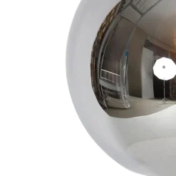 Smarte Pendelleuchte Schwarz mit Rauchglas inkl. 3 Wifi A60 - Wallace