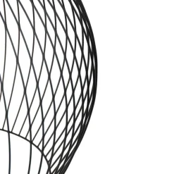 Smarte runde Hängelampe schwarz 50 cm inkl. Wifi G95 - Dos