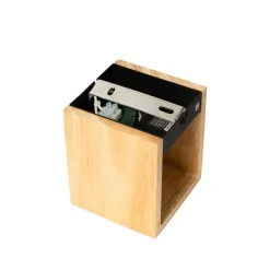 Smarte Wandleuchte aus Eichenholz inkl. WLAN G9 - Transfer