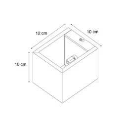 Smarte Wandleuchte aus Eichenholz inkl. WLAN G9 - Transfer