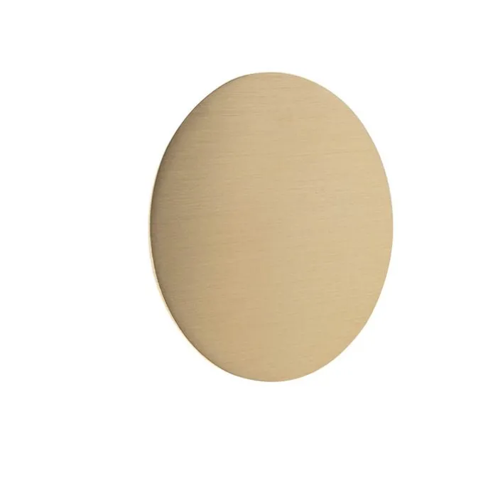 Smarte Wandleuchte rund gold inkl. 2 WiFi g9 - Pulley