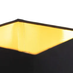 Smarte Wandleuchte schwarz mit USB inkl. WLAN A60 und GU10 - Zeno