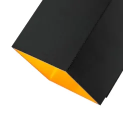 Smarte Wandleuchte Schwarz und Gold Quadratisch Inkl. Wifi G9 - Sola