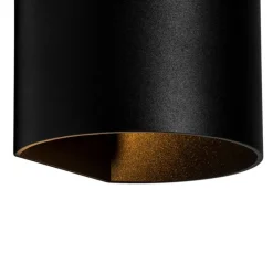 Smarte Wandleuchte schwarz inkl. WiFi G9 - Sabbio