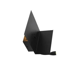 Smarte Wandleuchte schwarz mit USB und Flexarm inkl. WiFi G9 - Flero