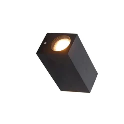 Smarte Wandleuchte schwarz aus Kunststoff inkl. 2 WiFi GU10 - Baleno II