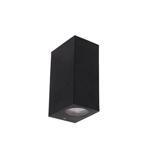 Smarte Wandleuchte schwarz aus Kunststoff inkl. 2 WiFi GU10 - Baleno II