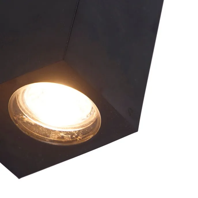 Smarte Wandleuchte schwarz aus Kunststoff inkl. 2 WiFi GU10 - Baleno II