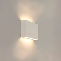 Smarte Wandleuchte weiß 24 cm inkl. 2 WiFi G9 - Otan