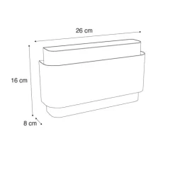 Smarte Wandleuchte Weiß 2-flammig inkl. 2 Wifi G9 - Coen