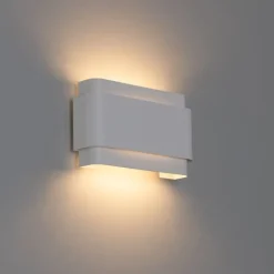 Smarte Wandleuchte Weiß 2-flammig inkl. 2 Wifi G9 - Coen