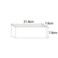 Smarte Wandleuchte weiß inkl. Wifi G9 - Tjada Novo